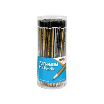 SUNDRY Tiger HB Pencils Display Pot Assorted (Pack of 72) 301532 (301532)