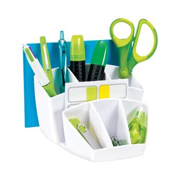 CEP Pro Gloss Desk Tidy White 580GWHITE (580G WHITE)