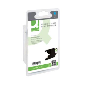 Q-CONNECT Brother Remanufactured Cyan Inkjet Cartridge LC1240C (LC1240C-COMP)
