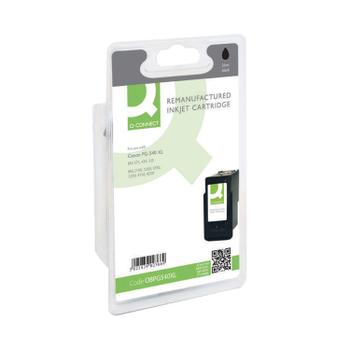 Q-CONNECT Canon PG-540XL Remanufactured Black Inkjet Cartridge High Yield 5222B004 (PG-540XL-COMP)