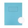 SILVINE 9x7 inch/229x178mm Exercise Book Ruled Blue 80 Pages (Pack 10) - EX104