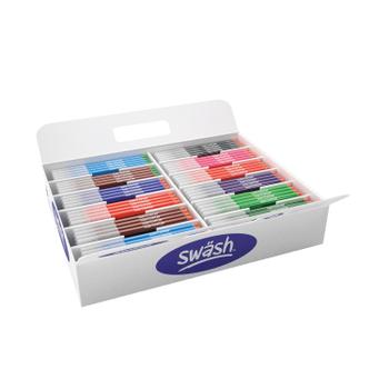 SWASH KOMFIGRIP Colouring Pen Broad Tip Assorted (Pack of 300) TC300BD (TC300BD)