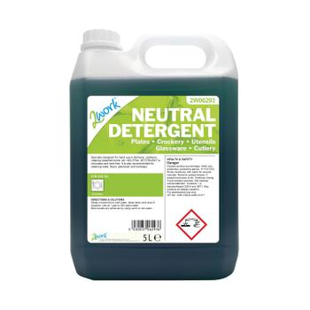 2WORK Dishwashing Neutral Detergent 5 Litre 2W06293 (2W06293)