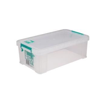 STORESTACK 5.8 Litre Storage Box W350xD190xH120mm Clear RB90122 (RB90122)