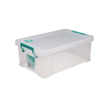 STORESTACK 10 Litre Storage Box W400xD255xH150mm Clear RB90123 (RB90123)