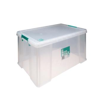 STORESTACK 70 Litre Storage Box W660xD450xH320mm Clear RB90126 (RB90126)