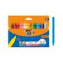 BIC Kids Plastidecor Hard Sharpenable Crayons Assorted Colours (Pack 24) - 8297721