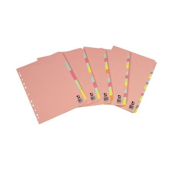 Q-CONNECT 10-Part Extra Wide Subject Divider A4 KF76982 (KF76982)