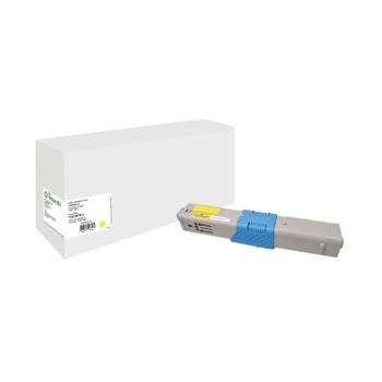 RESPECTFUL Oki Remanufactured Yellow Toner Cartridge High Capacity 44469722 (OC510Y-BPE)