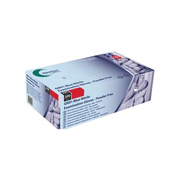 HANDSAFE Nitrile Gloves Powder-Free Medium Blue (Pack of 200) GN91M (GN91 - M)