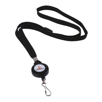 ANNOUNCE Textile Lanyard with Badge Reel (Pack of 10) AA03627 (AA03627)