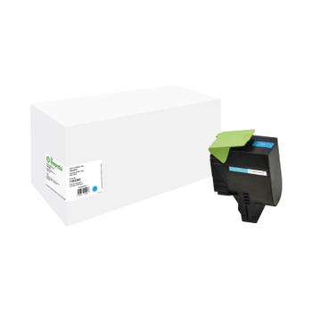 RESPECTFUL Remanufactured Lexmark Corp toner CY 70C2HC0 (CS410C-HY-BPE)