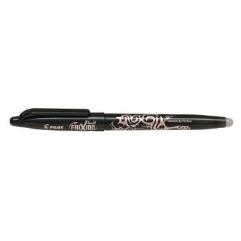 PILOT FriXion Ball Erasable Gel Rollerball Pen 1.0mm Tip 0.5mm Line Black (Pack 12) - 4902505551093 (4902505551093)