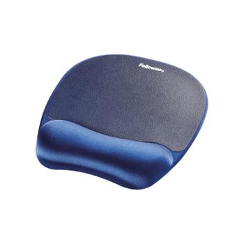 FELLOWES Memory Foam Mouse Pad Wrist Support Sapphire Blue 9172801 (9172801)