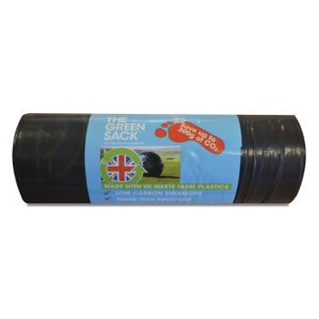 GREENSAC The Green Sack Medium Duty Refuse Sack on a Roll Black (Pack of 15) GR0771 (GR0771)