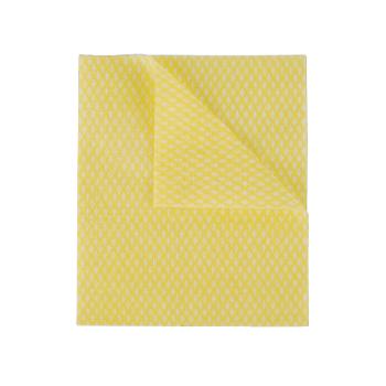 2WORK Economy Cloth 420x350mm Yellow (Pack of 50) 2W08171 (2W08171)