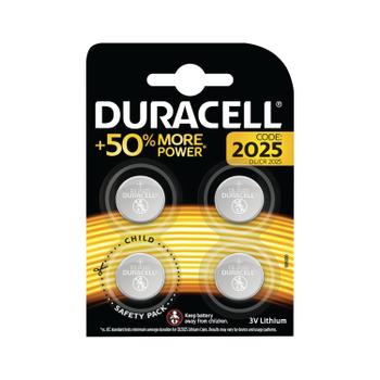 DURACELL 2025 Lithium Coin Battery (Pack of 4) ECR2035 (ECR2025)