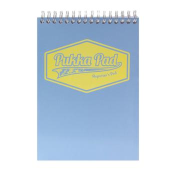 PUKKA PAD Pastel Reporters Pad 140x205mm (Pack of 3) 8907-PST (8907-PST)