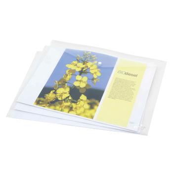 Rapesco Eco PP Popper Wallet A3 Clear (Pack of 5) 1042 (1042)