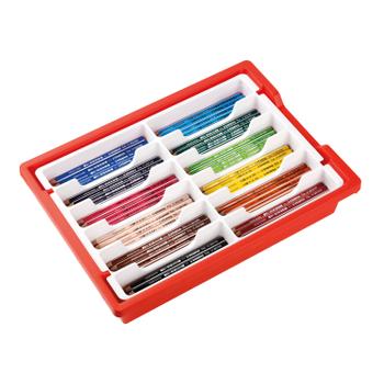 STABILO Trio Thick Colouring Pencils Triangular Shaped Assorted Classpack (Pack of 96) 203/96 (203/96)