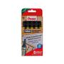 PENTEL N860 Permanent Marker Chisel Tip 1.8 - 4.5mm Line Black (Pack 5) YN860/5-A