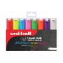 Uni-Ball Chalk Marker Chisel Tip Broad Assorted Colours (Pack 8) - 153494343