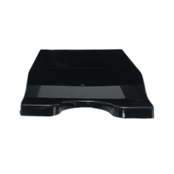 DEFLECTO Steritouch Continental Letter Tray A4/ Foolscap Portrait Black - CP130STBLK (CP130STBLK)