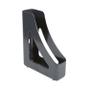 DEFLECTO Antimicrobial Magazine File with Steritouch Black - CP038STBLK