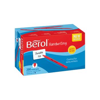 BEROL Handwriting Pen 0.6mm Line Blue (Pack 200) - 2056779 (2056779)