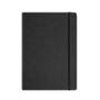 SILVINE Executive A4 Casebound Soft Feel Cover Notebook Ruled 160 Pages Black - 198BK