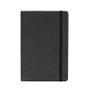 SILVINE Executive A5 Casebound Soft Feel Cover Notebook Ruled 160 Pages Black - 197BK