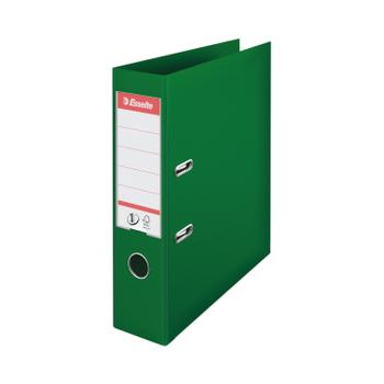 ESSELTE No 1 Lever Arch File Slotted 75mm A4 Green (Pack of 10) 811360 (811360)