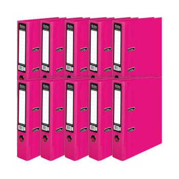 PUKKA PAD Pukka Brights Lever Arch File A4 Pink (Pack of 10) BR-7764 (BR-7764)