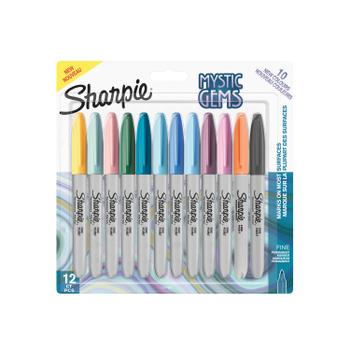 SHARPIE Permanent Marker Mystic Gems (Pack of 12) 2157681 (2157681)