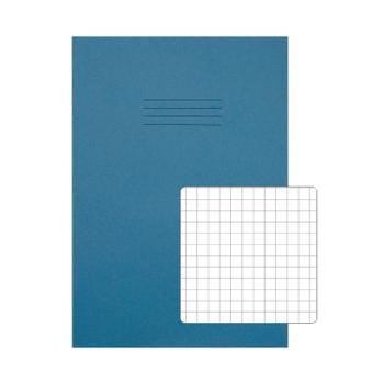 RHINO Exercise Book 7mm Square 80P A4 Light Blue (Pack of 50) VC48418 (VC48418)