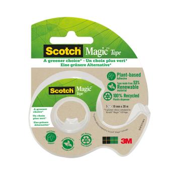SCOTCH Magic Tape 19nmx20m Single Roll w/ Recycled Dispenser 7100082821 (709379)