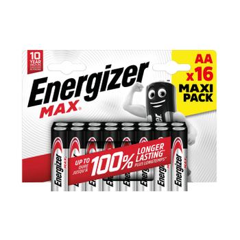 ENERGIZER Max AA Battery (Pack of 16) E303327500 (E303327500)