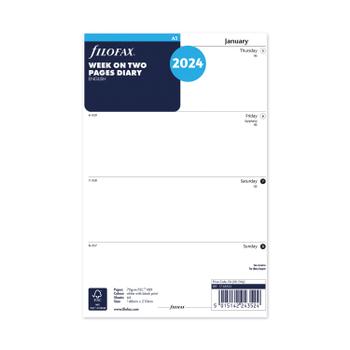 FILOFAX Refill Week To View A5 2024 FX09269 (FX09269)