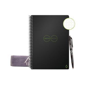 ROCKETBK Rocketbook Core Executive Set Dot Reusable Black 505473 (505473)