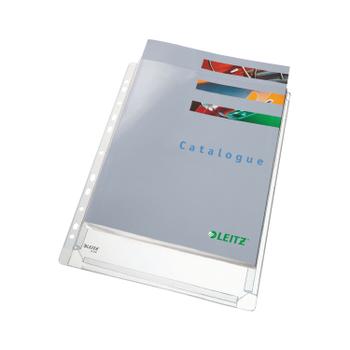 LEITZ Premium Expanding Pocket 170 micron Clear (Pack of 5) 47563003 (47563003)