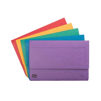 Europa Exacompta Europa Pocket Wallet Foolscap Assorted A (Pack of 25) 4790 (4790)