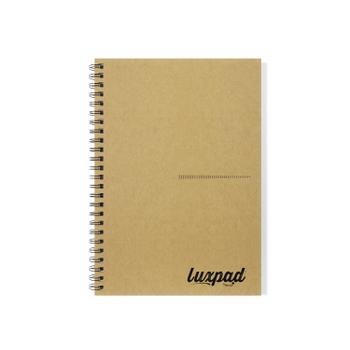 SILVINE Luxpad Recycled Hardback Kraft Notebook 160pp A5 THBPINA5KR (THBPINA5KR)