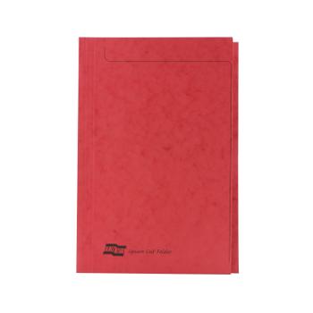 Europa Square Cut Folder 300 micron Foolscap Red (Pack of 50) 4828 (4828)
