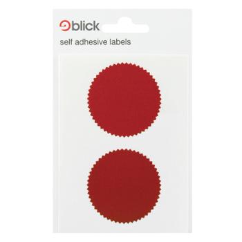 Blick Company Seal 50mm Diameter Red 8 Per Dispenser (Pack of 160) RS014652 (RS014652)