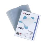 REXEL SuperFine Folders Polypropylene A4 110 Micron Clear (Pack 100) 12175