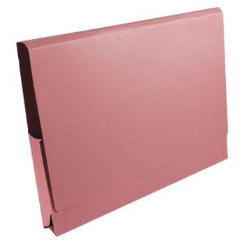 GUILDHALL Exacompta Guildhall Brief Size Pocket Wallet 14x10in Pink (Pack of 50) PW3-PNK (PW3-PNK)