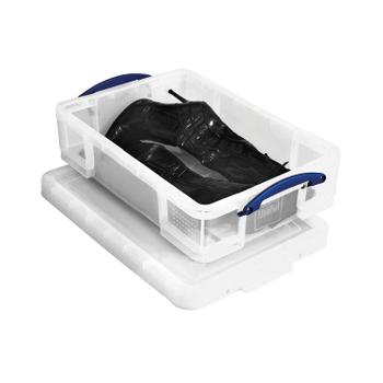 Really Useful 24.5L Plastic Storage Box 600 x 400 x 155mm Clear 24.5CCB (24.5CCB)