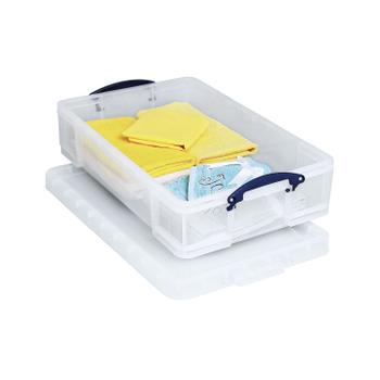Really Useful 33L Plastic Storage Box 710 x 440 x 165mm Clear 33CCB (33CCB)