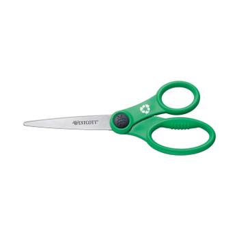 WESTCOTT KleenEarth Scissors 203mm Antimicrobial Green E-32180 (E- 30280)