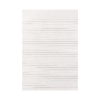 Unbranded Memo Pad A4 55gsm Ruled White 20 Sheets (1239005)